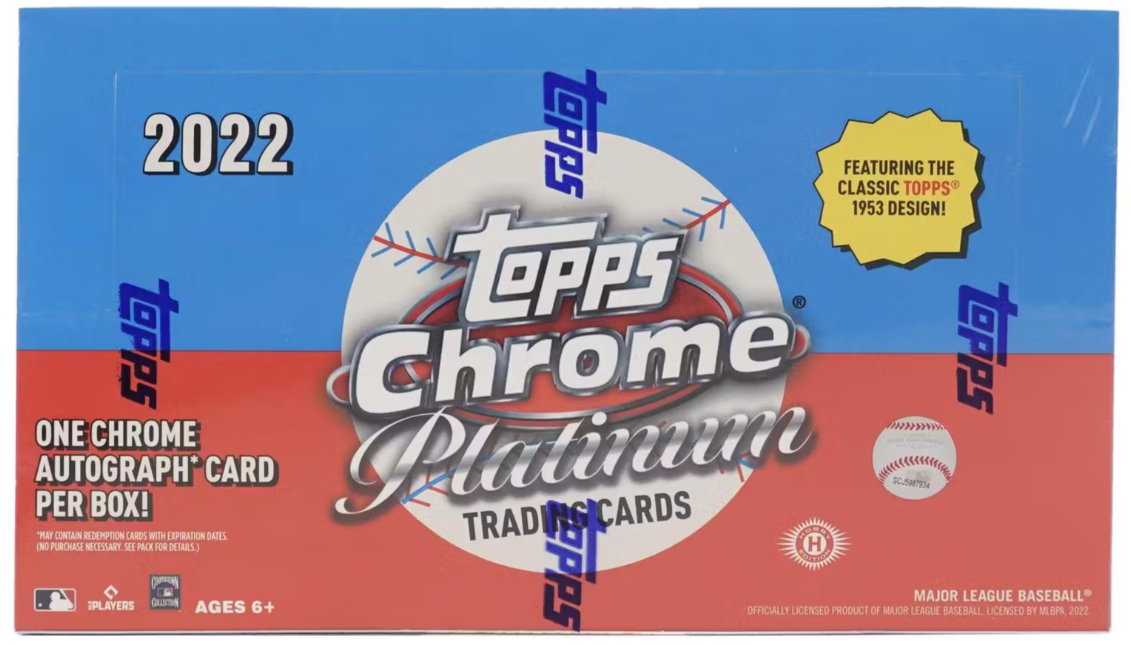 2022 Topps Chrome Platinum Anniversary Baseball Hobby Box Break (1