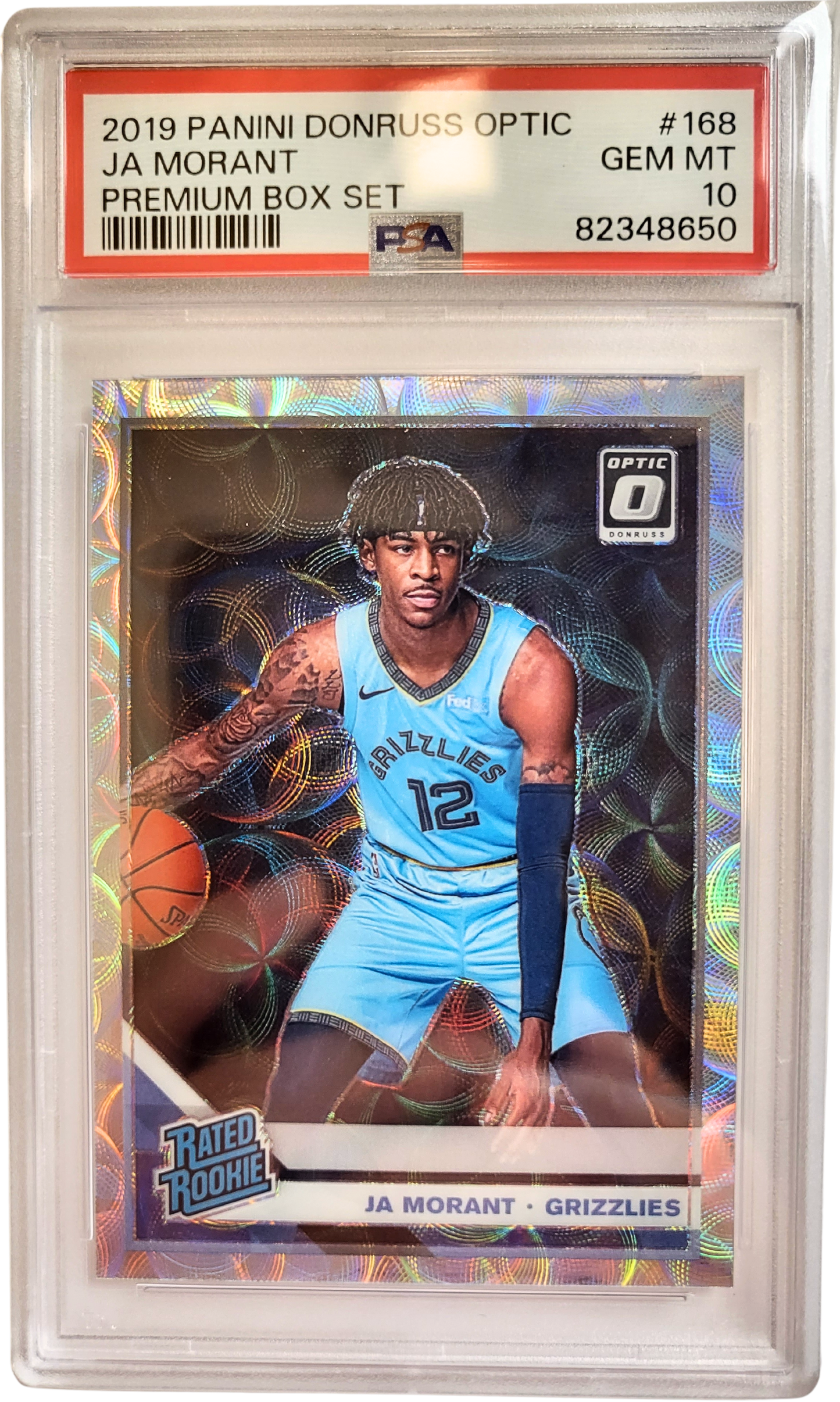 2019-20 Donruss Optic Premium Box Set Ja Morant RR